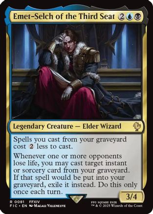 Emet-Selch of the Third Seat (Surge Foil) (FIC-081)