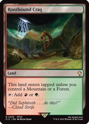 Rootbound Crag (Surge Foil) (FIC-416)