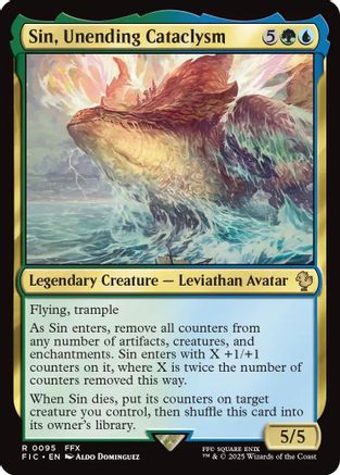 Sin, Unending Cataclysm (Surge Foil) (FIC-095)