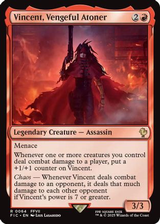 Vincent, Vengeful Atoner (Surge Foil) (FIC-064)