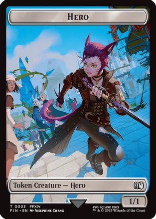 Hero (0003) // Food Double-Sided Token (FIN-3 // 22)