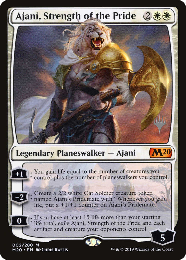 Ajani, Strength of the Pride (PPM20-02P) (Foil)