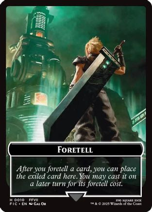 Foretell // Treasure Double-Sided Token (FIC-10 // 23)
