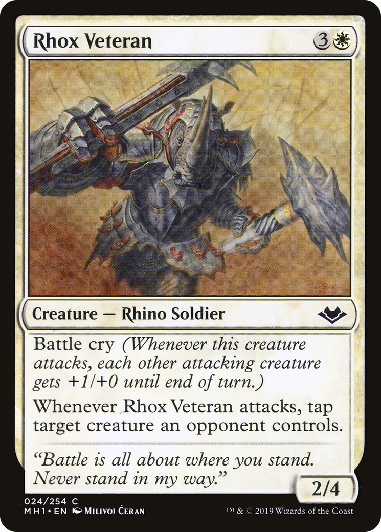 Rhox Veteran (MH1-024) (Foil)