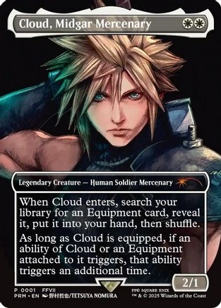 Cloud, Midgar Mercenary (PTP-001) (Foil)