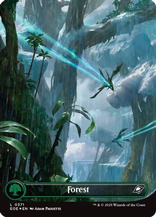 Forest (0371) (Borderless) (Galaxy Foil) (EOE-371)