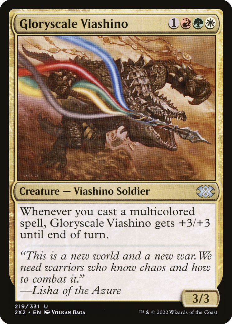 Gloryscale Viashino (2X2-219) (Foil)