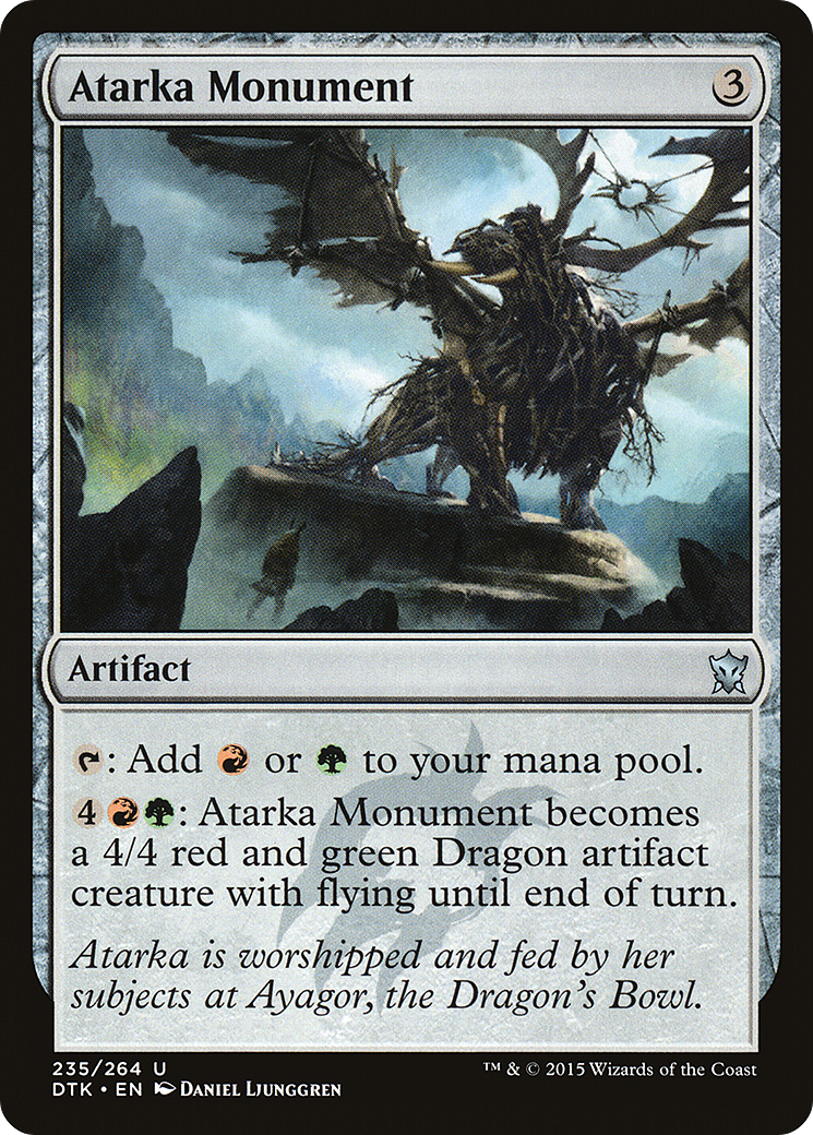 Atarka Monument (DTK-235) (Foil)