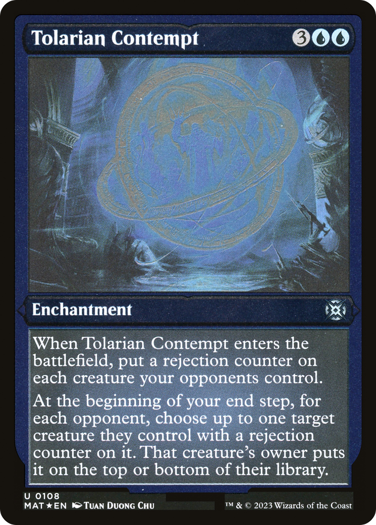 Tolarian Contempt (MAT-108) (Etched Foil)