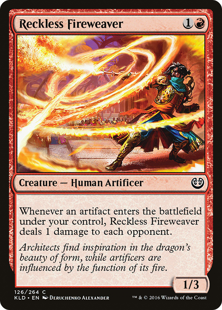 Reckless Fireweaver (KLD-126) (Foil)