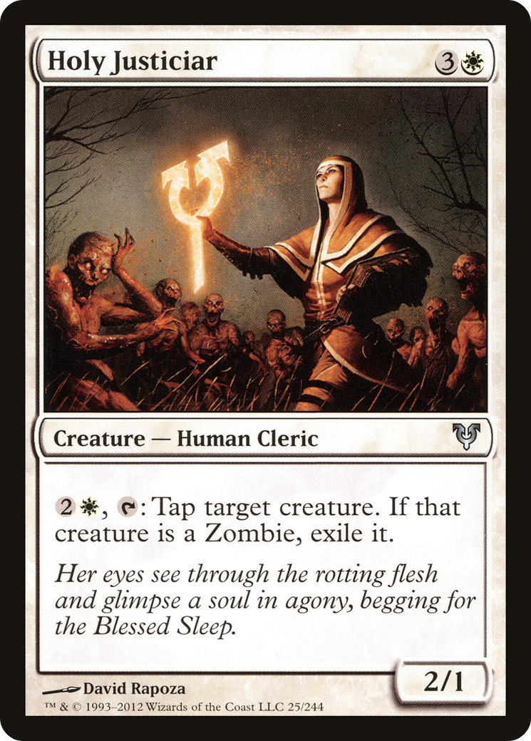 Holy Justiciar (AVR-025) (Foil)