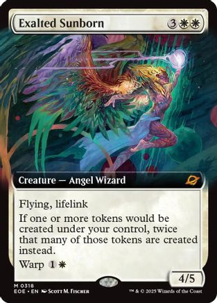 Exalted Sunborn (Extended Art) (EOE-318) (Foil)