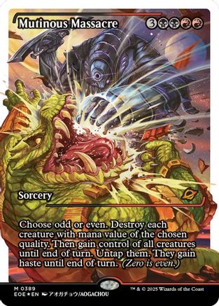 Mutinous Massacre (Showcase) (Fracture Foil) (EOE-389)