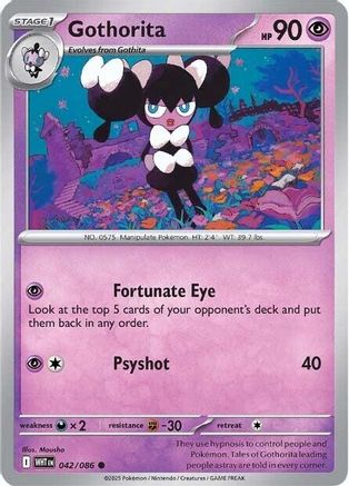 Gothorita (WHT-042) (Reverse Holofoil)
