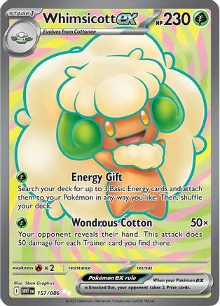 Whimsicott ex (WHT-157) (Holofoil)
