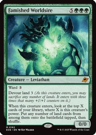 Famished Worldsire (EOE-182) (Foil)