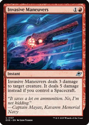 Invasive Maneuvers (EOE-137)