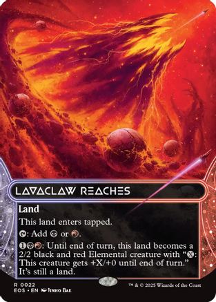Lavaclaw Reaches (0022) (Borderless) (EOS-022)