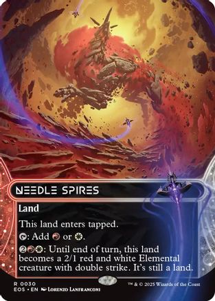 Needle Spires (0030) (Borderless) (EOS-030) (Foil)