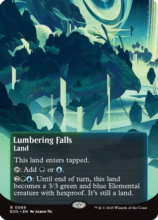 Lumbering Falls (0056) (Borderless) (EOS-069) (Foil)