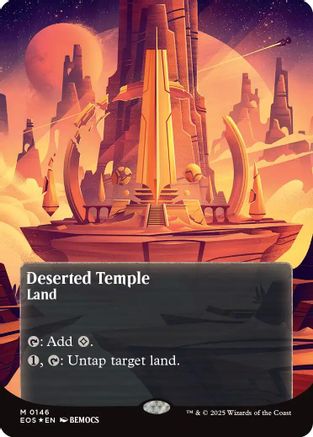 Deserted Temple (0146) (Borderless) (Galaxy Foil) (EOS-146)