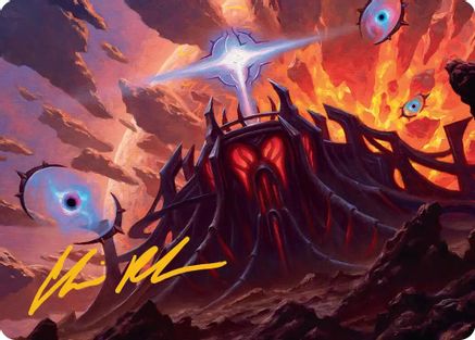 Secluded Starforge Art Card (Gold-Stamped Signature) (AAEOE-032)