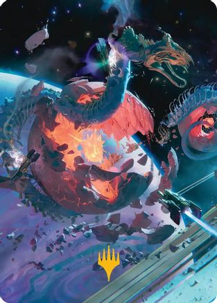 Scavenger Grounds Art Card (47/54) (Gold-Stamped Planeswalker Symbol) (AAEOE-047)