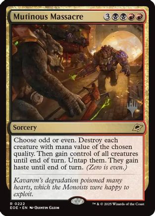 Mutinous Massacre (PPEOE-222) (Foil)