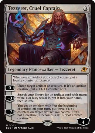 Tezzeret, Cruel Captain (PPEOE-002) (Foil)
