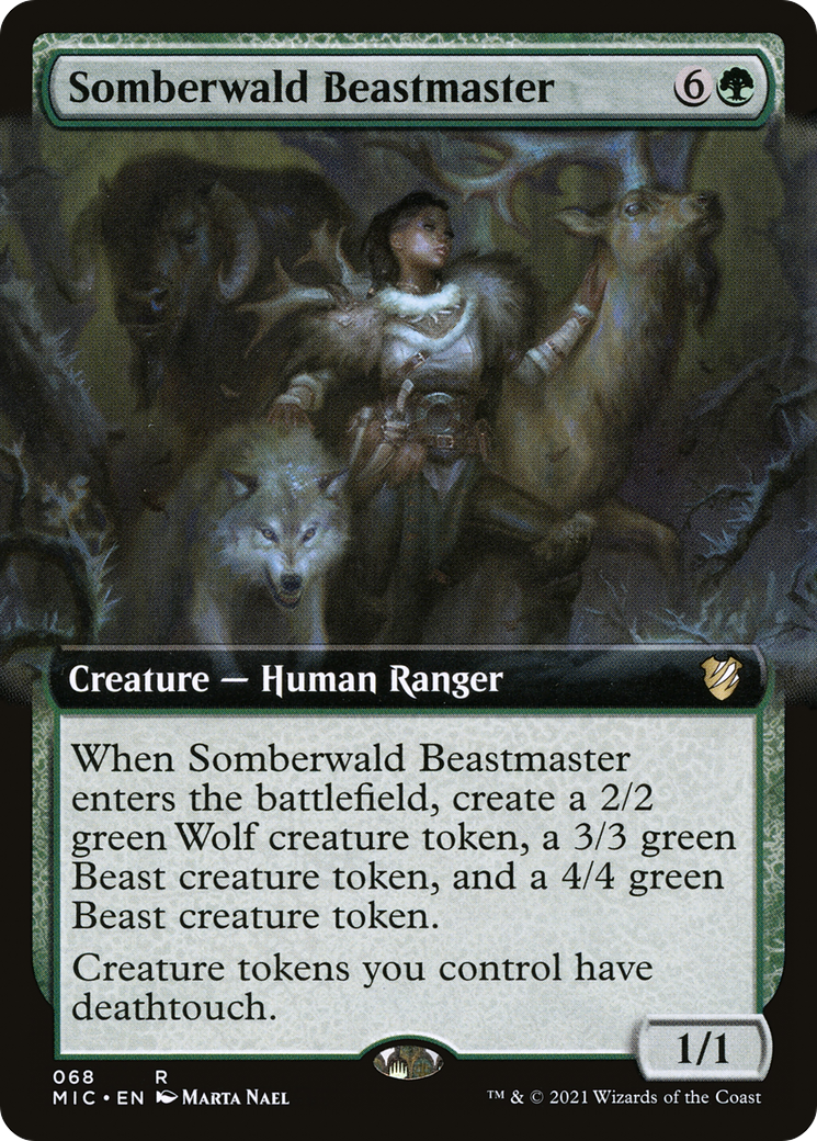 Somberwald Beastmaster (MIC-068) (Extended Art)