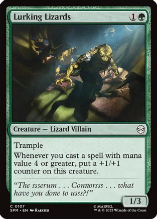 Lurking Lizards (SPM-107) (Foil)