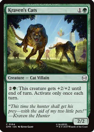 Kraven's Cats (SPM-104)