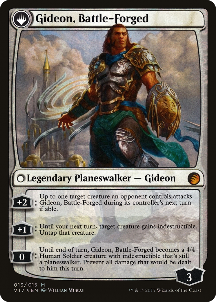 Kytheon, Hero of Akros // Gideon, Battle-Forged (V17-013) (Foil)