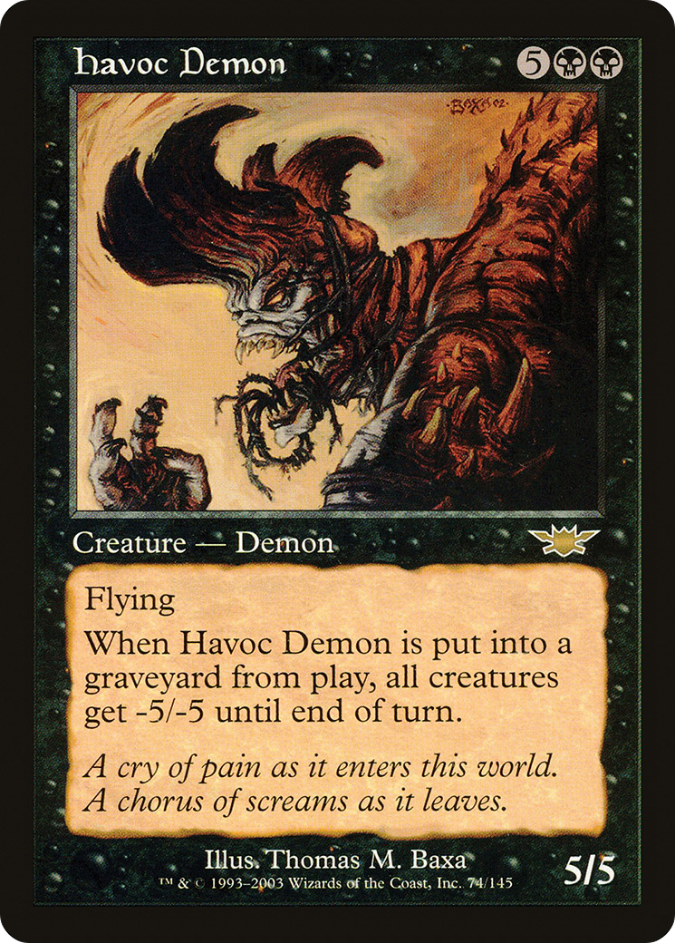 Havoc Demon (LGN-074) (Foil)