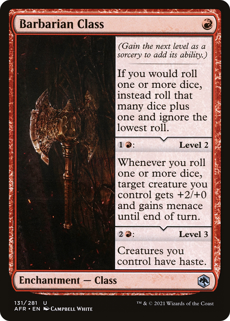 Barbarian Class (AFR-131) (Foil)