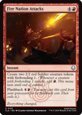 Fire Nation Attacks (TLA-133) (Foil)