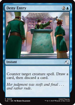 Deny Entry (TLE-222) (Foil)
