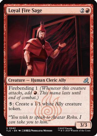 Loyal Fire Sage (TLE-242) (Foil)
