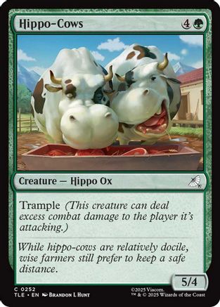 Hippo-Cows (TLE-252) (Foil)