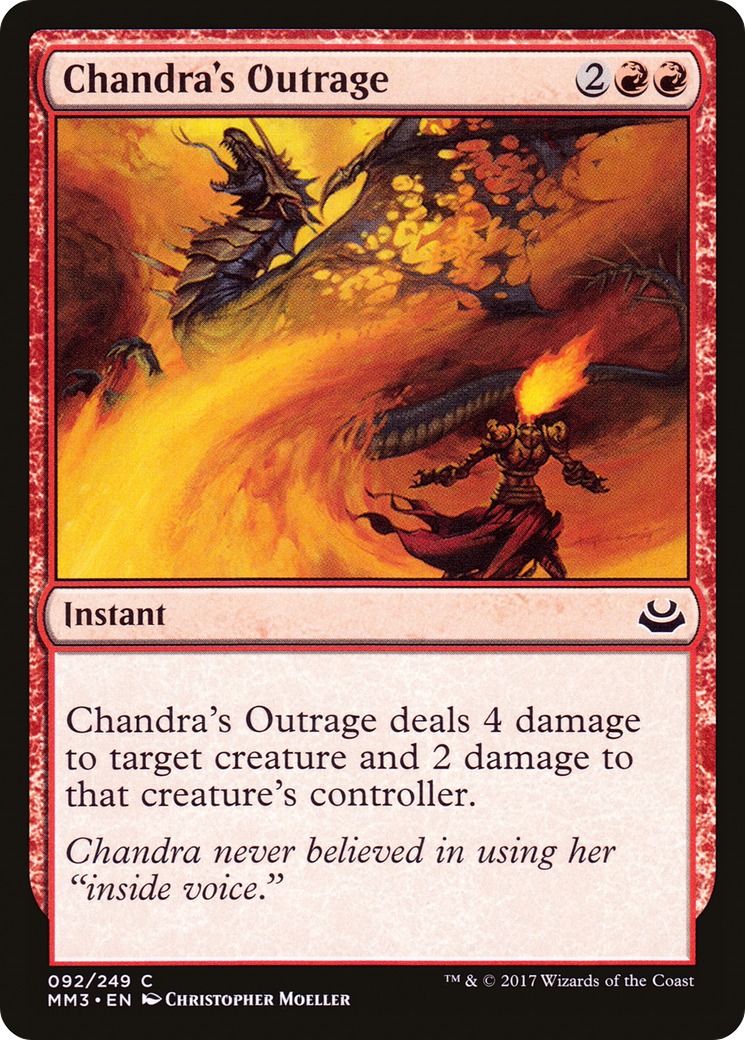 Chandra's Outrage (MM3-092)