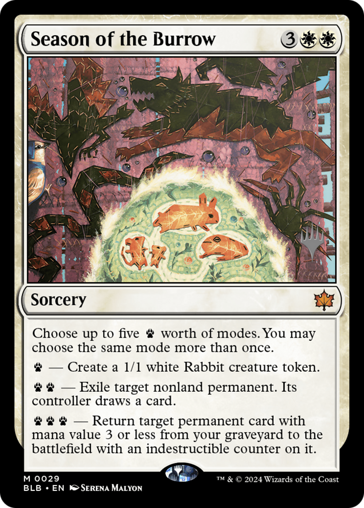 Season of the Burrow (PPBLB-29P) (Foil)