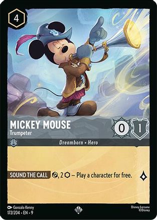 Mickey Mouse - Trumpeter (9-172)