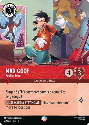 Max Goof - Rockin' Teen (Epic) (9-214) (Holofoil)