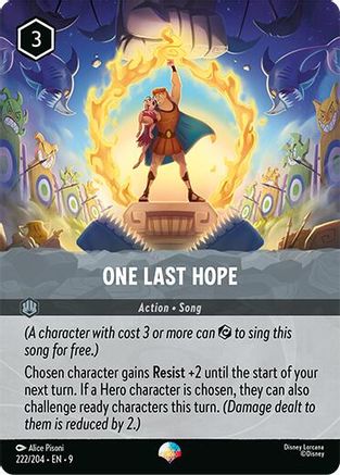 One Last Hope (Epic) (9-222) (Holofoil)