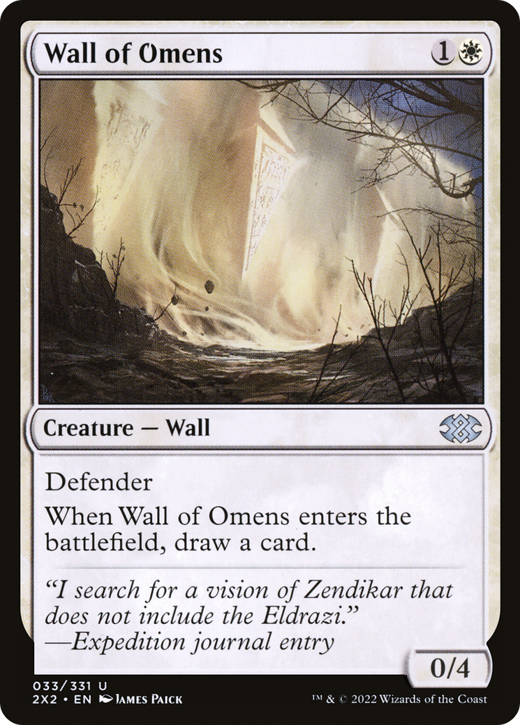 Wall of Omens (2X2-033) (Foil)