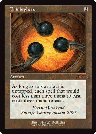 Trinisphere (Retro Frame) (Eternal Weekend 2025 Promo) (UMP-002) (Foil)