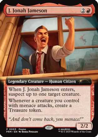 J. Jonah Jameson (Extended Art) (UMP-003) (Foil)