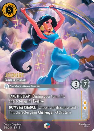 Jasmine - Fearless Princess (Enchanted) (9-240) (Holofoil)