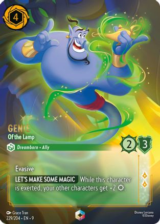 Genie - Of the Lamp (Enchanted) (9-229) (Holofoil)