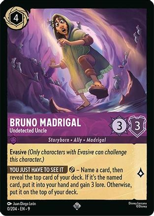 Bruno Madrigal - Undetected Uncle (9-000)